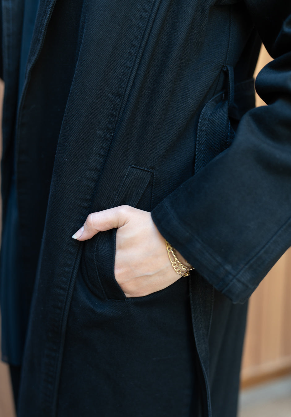 Denim Trench coat
