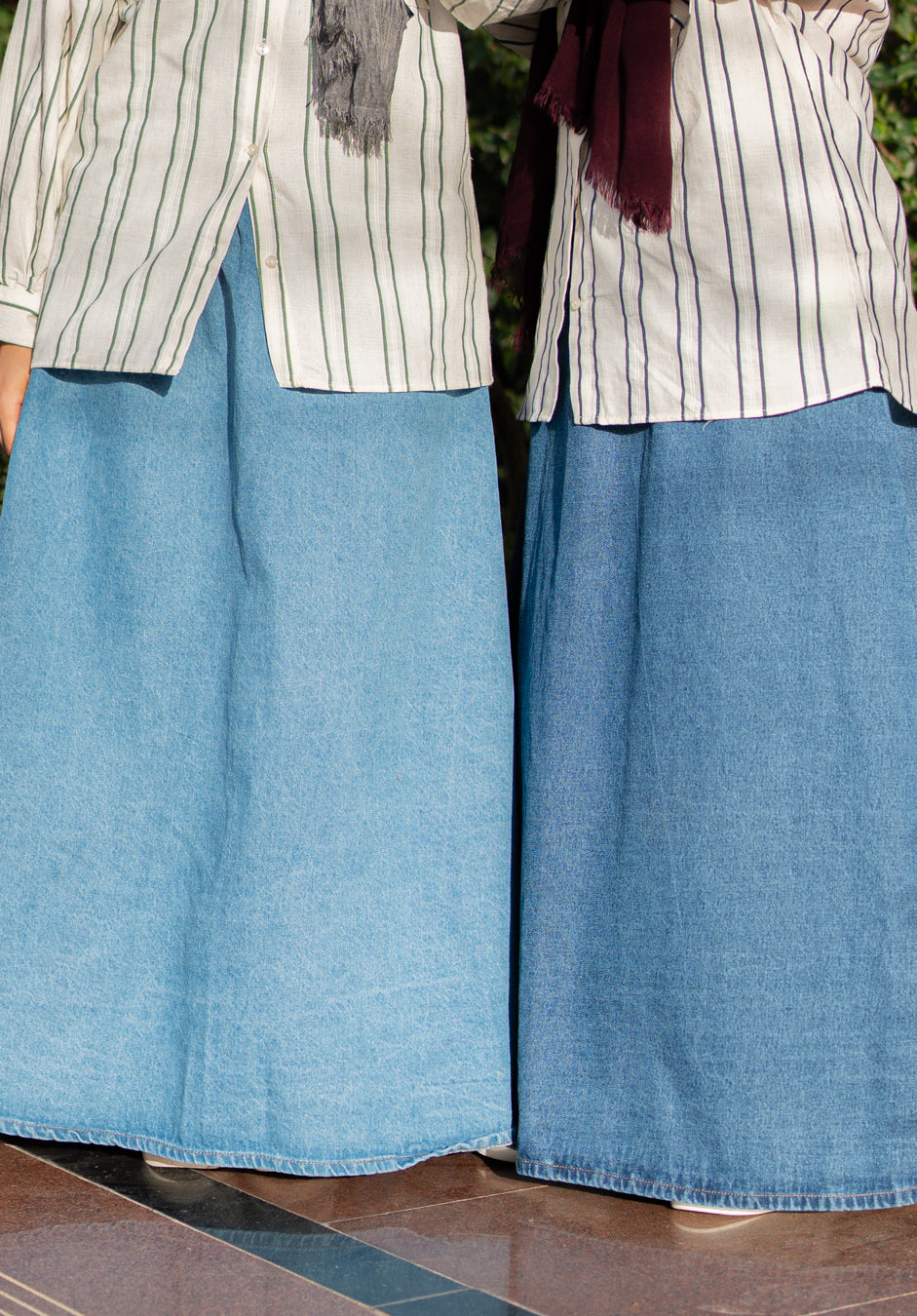 Cloche Denim Skirt