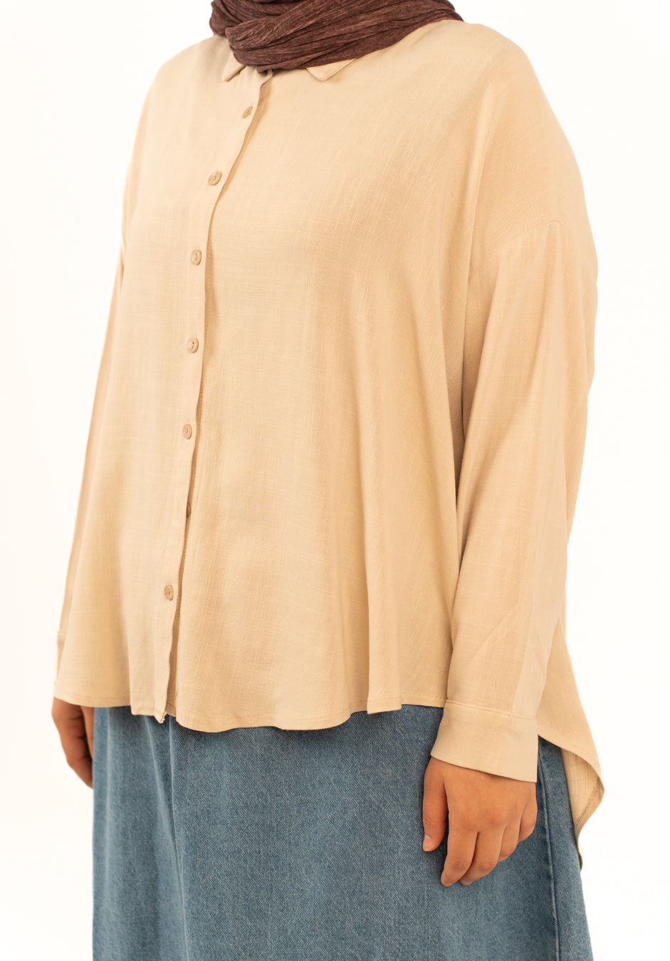 Plussize Linen Shirt
