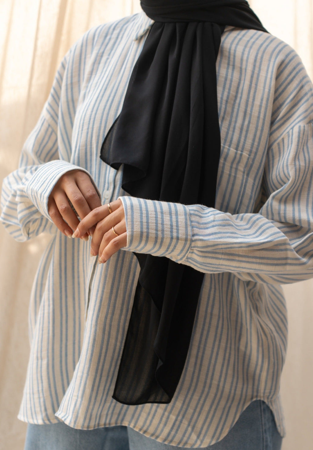 Plussize Striped Shirt