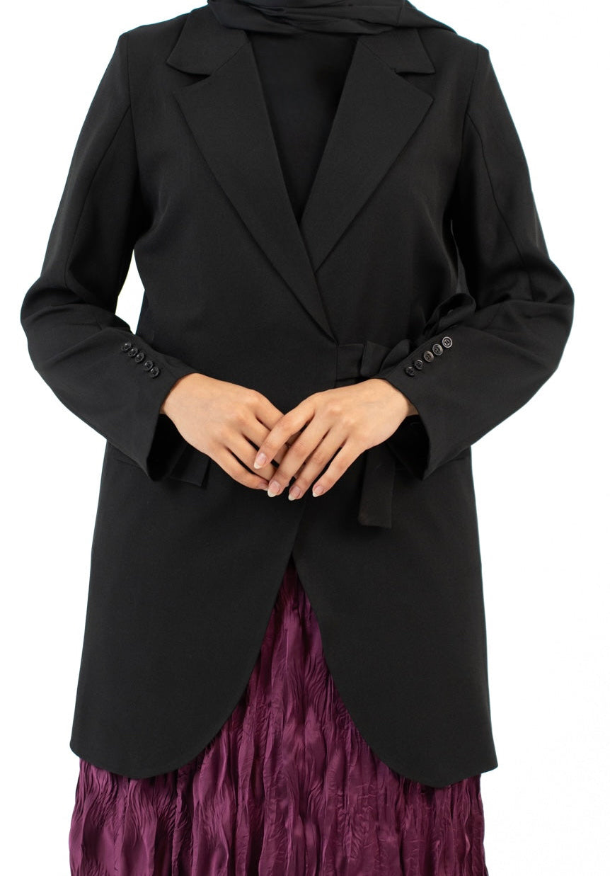 Wrap blazer