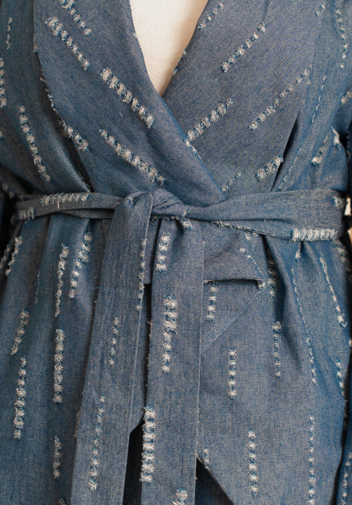 Denim wrap set