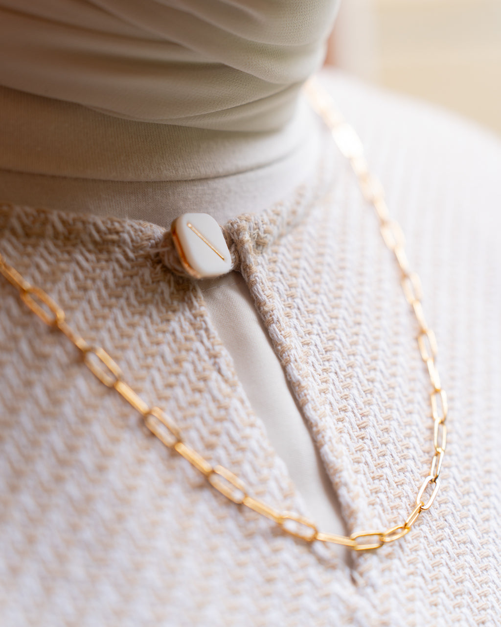 Majeedah-ivory dress