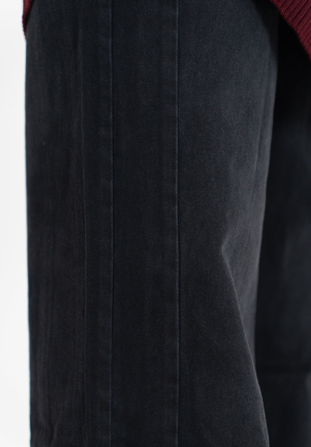 Black denim pants