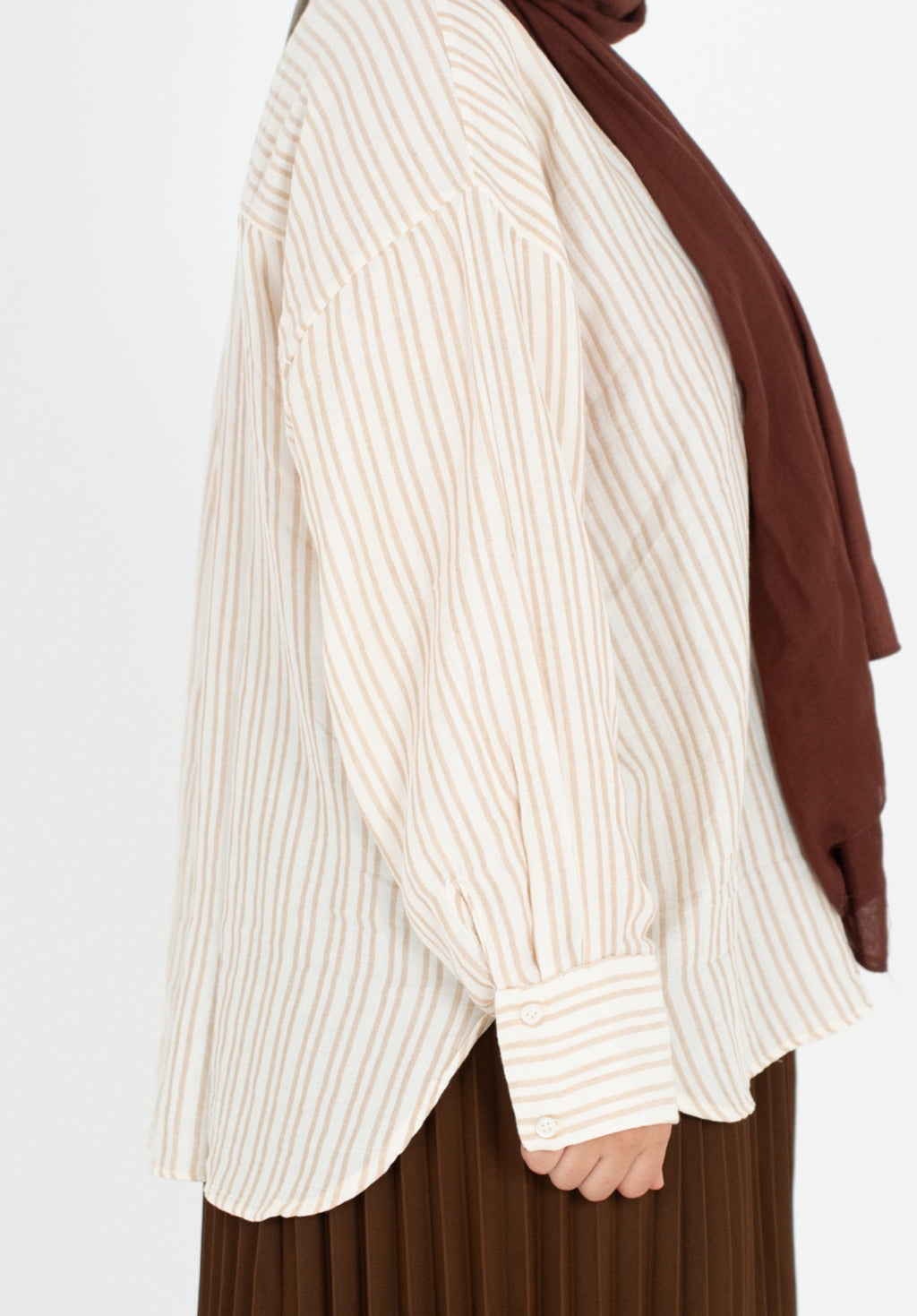 Plussize Striped Shirt