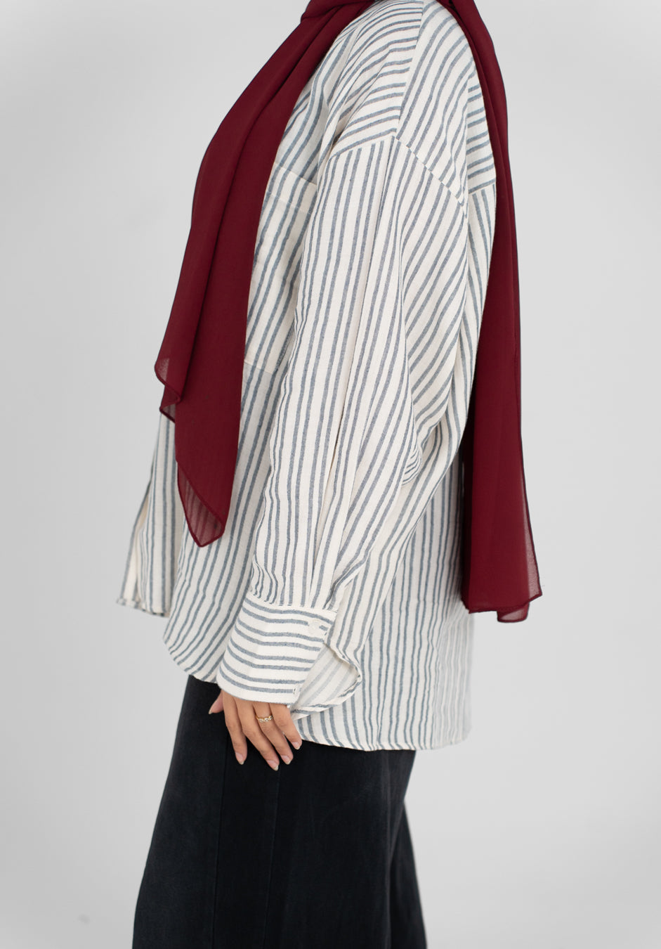 Plussize Striped Shirt
