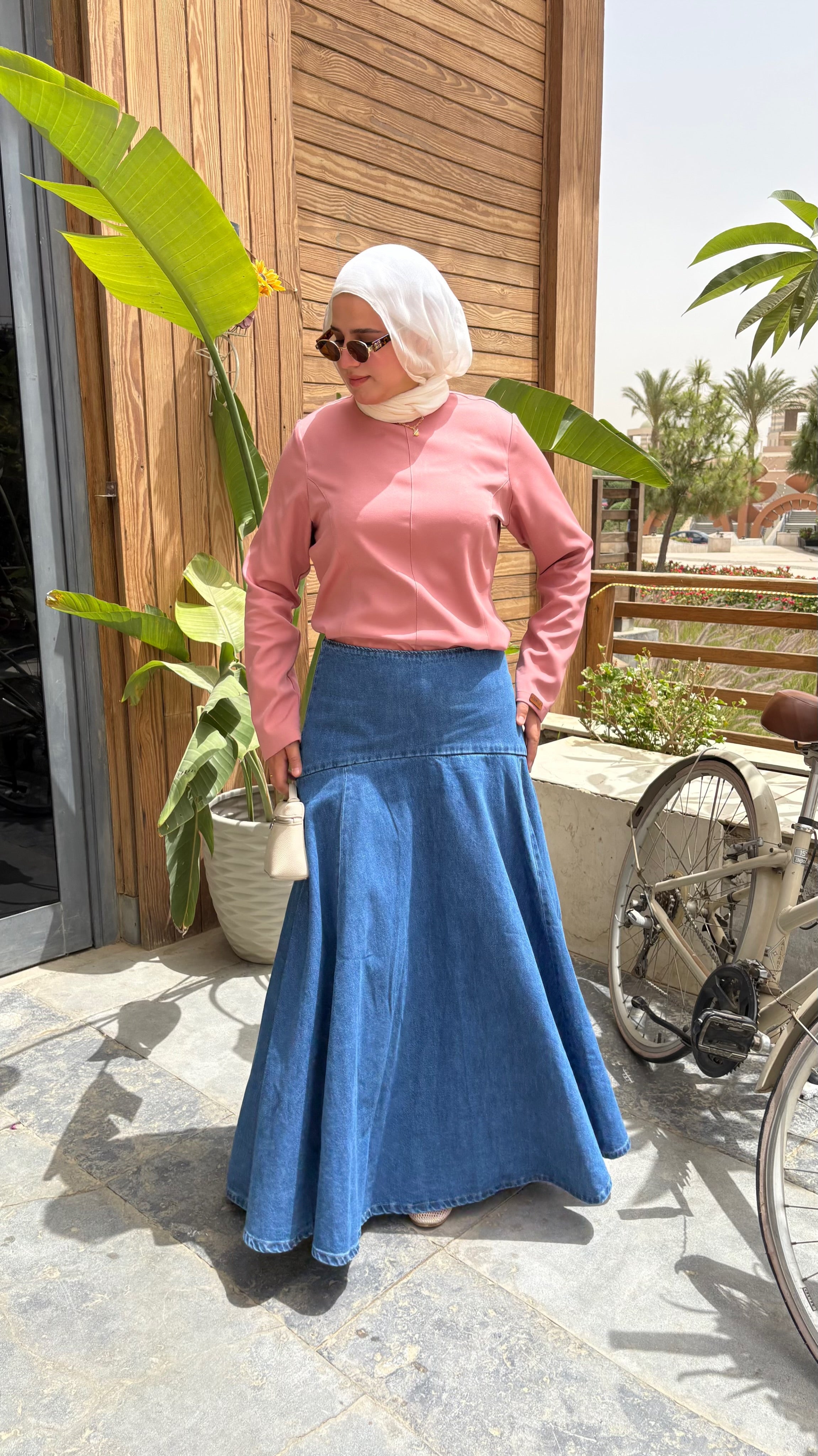 Denim Muse skirt