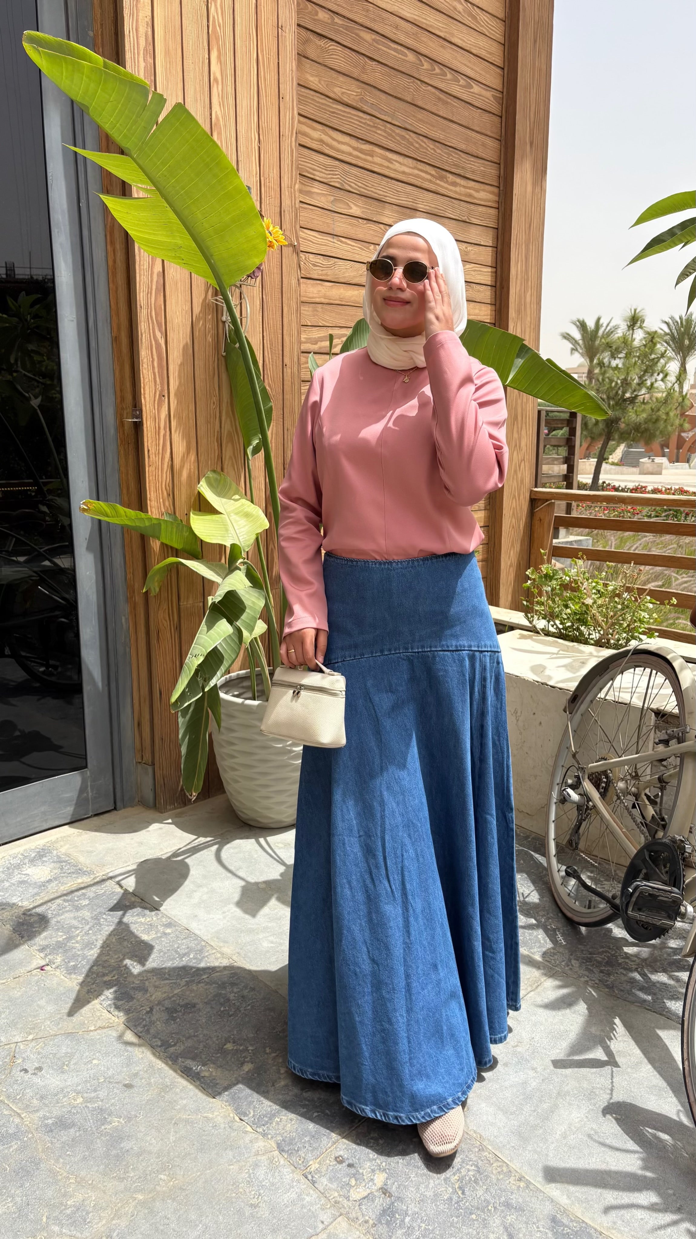 Denim Muse skirt