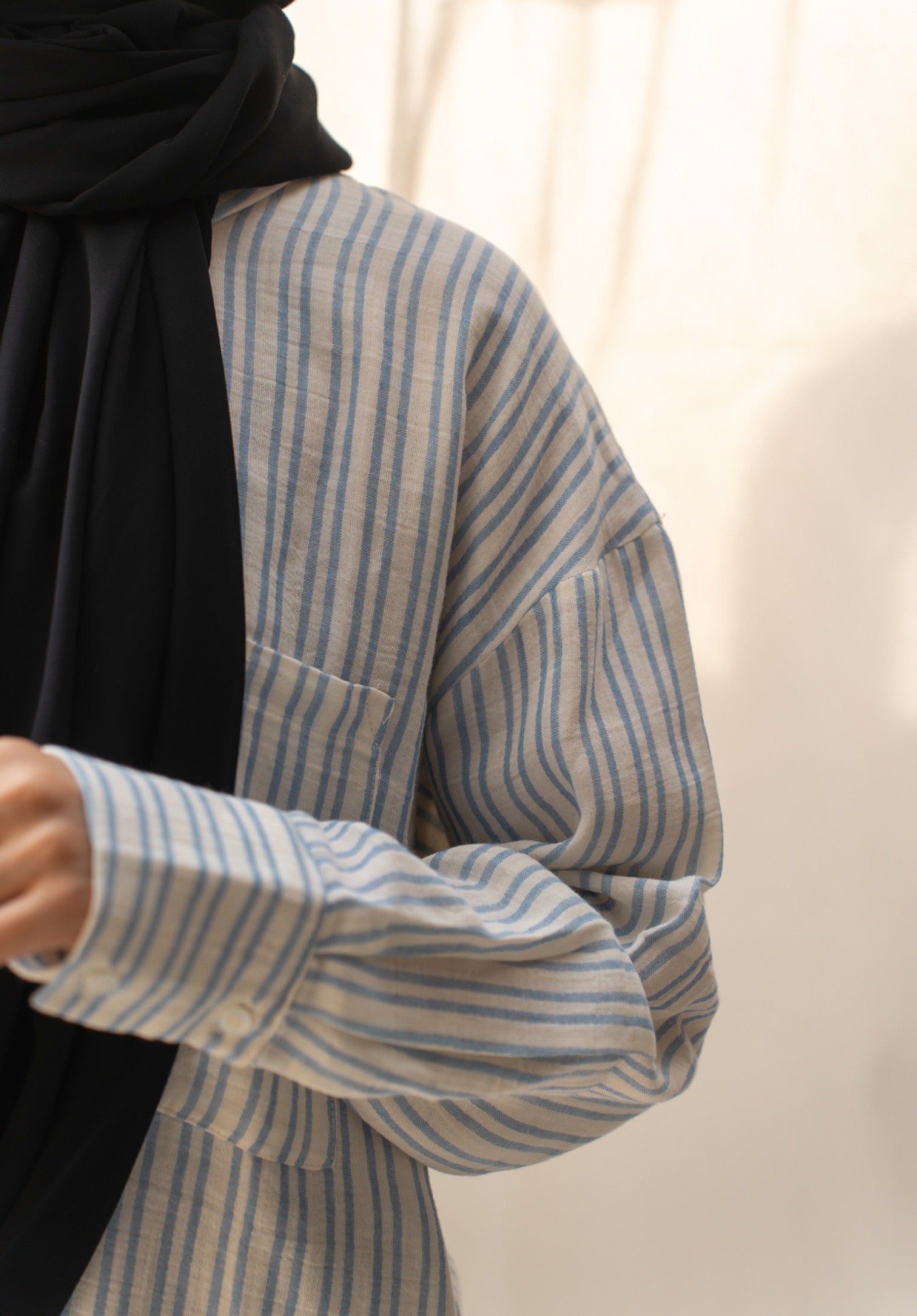 Plussize Striped Shirt