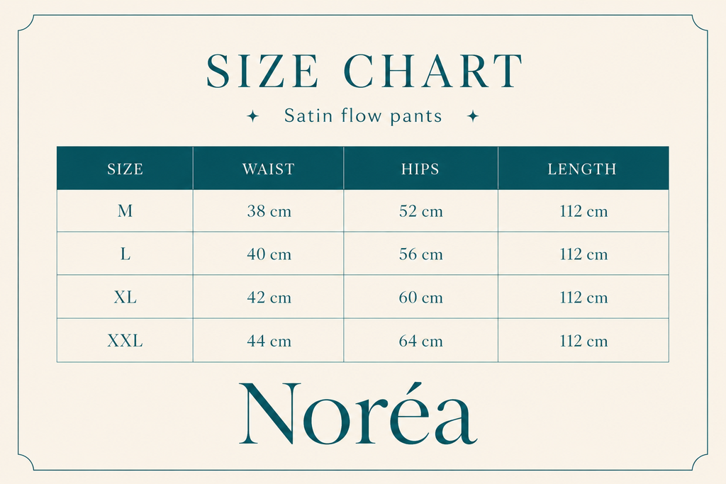Satin flow pants